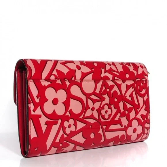 Louis Vuitton Patent Sweet Monogram Sarah Wallet Pomme D'Amour